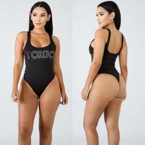 Black One Piece Swimsuit